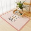 FANSU Dog Bowl Mat, Absorbent Quick-Dry Non-Slip Feeding Mat, Pink, 31.5 x 39.4 in view 1
