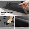 FANSU Dog Bowl Mat, Absorbent Quick-Dry Non-Slip Feeding Mat, Pink, 31.5 x 39.4 in view 4