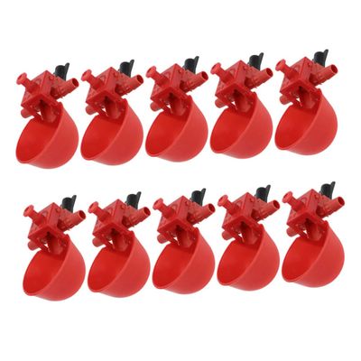 VANZACK 10-Pack Portable Automatic Water Dispensers for Birds