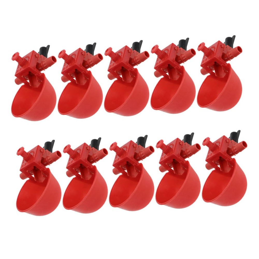 VANZACK 10-Pack Portable Automatic Water Dispensers for Birds