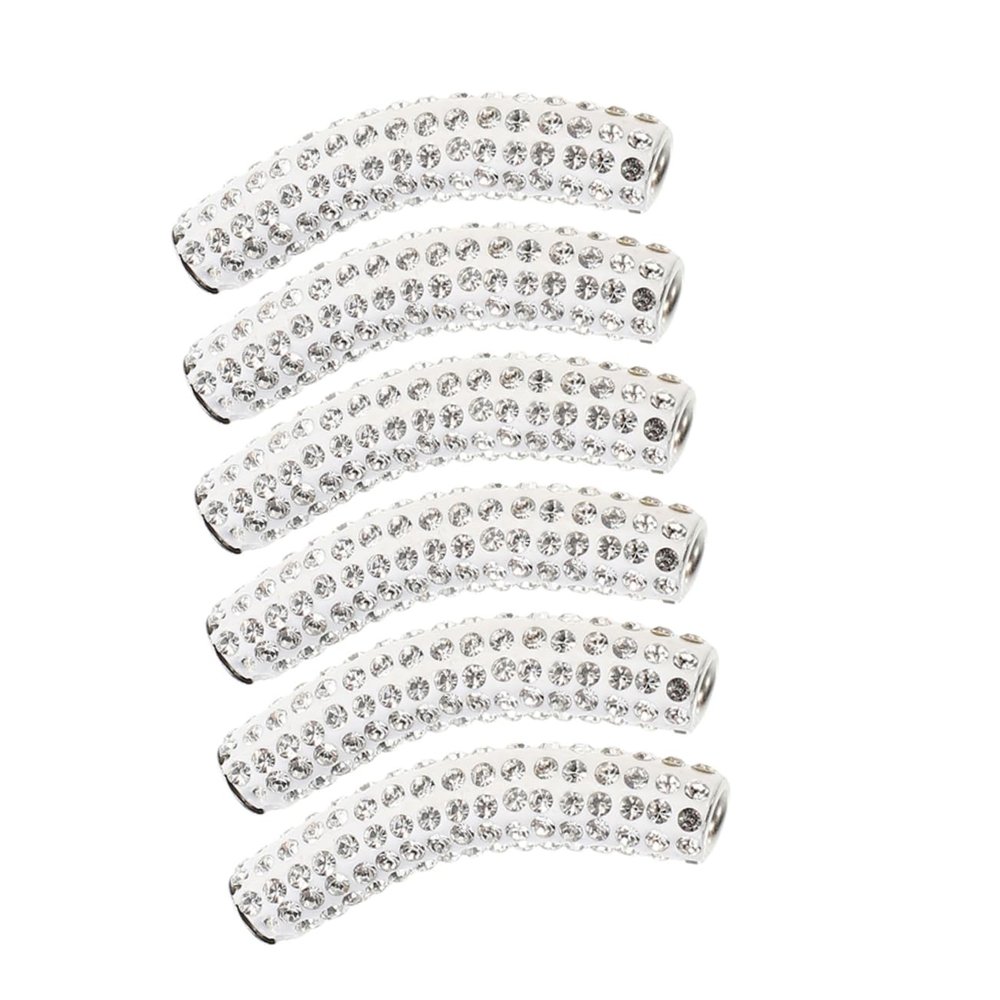 WRITWAA 6-Piece Metal Shoelace Buckles for Shoes, Silver