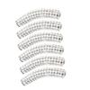 WRITWAA 6-Piece Metal Shoelace Buckles for Shoes, Silver view 1