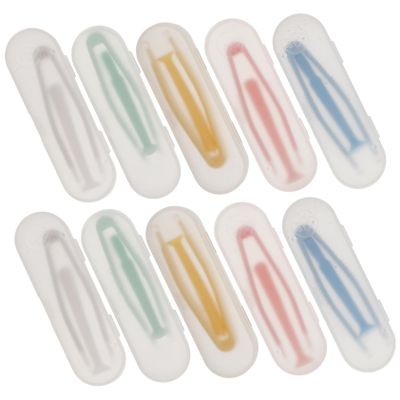 Ipetboom 5-Piece Contact Lens Remover Tweezer and Suction Stick Set