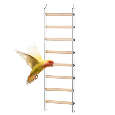 Bird Climbing Ladder - Parrot Toy with Rotating Hooks
