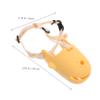 UKCOCO Dog Muzzle for Large Dogs - Reusable Plastic, Lightweight & Breathable view 2