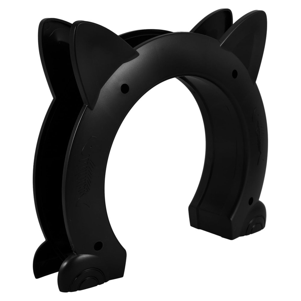 Medium Cat Flap for Indoor Use, Cat-Shaped Pet Door