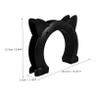 Medium Cat Flap for Indoor Use, Cat-Shaped Pet Door view 2