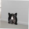 Medium Cat Flap for Indoor Use, Cat-Shaped Pet Door view 4