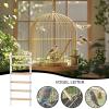 Bird Ladder for Cages - Climbing Toy with 360° Rotating Hook view 3