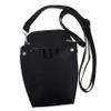 OFFIGAM Professional Black PU Hairdressing Scissor Bag with Metal Hardware view 1