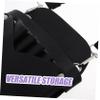 OFFIGAM Professional Black PU Hairdressing Scissor Bag with Metal Hardware view 3