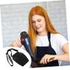 OFFIGAM Professional Black PU Hairdressing Scissor Bag with Metal Hardware view 4