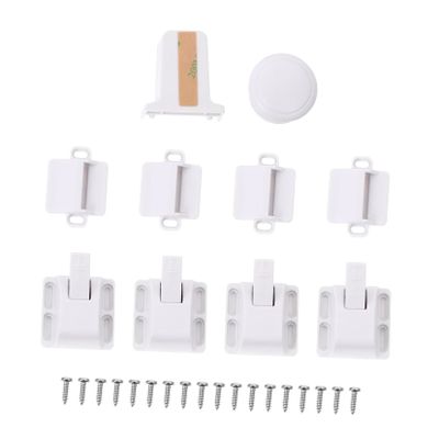 TOYANDONA Door Lock with Key, Multipurpose Safety Locks for Cabinets, Toilet Lids and Trash Cans
