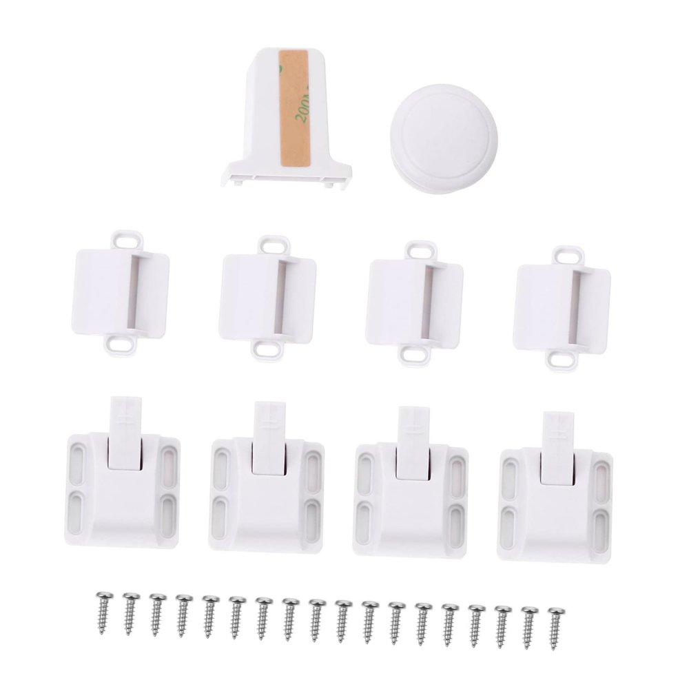 TOYANDONA Door Lock with Key, Multipurpose Safety Locks for Cabinets, Toilet Lids and Trash Cans