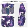 Waterproof Haircut Cape with Purple Unicorns, 160 x 140 cm view 4