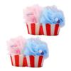 VICASKY 4-Piece Ice Cream Shower Loofah Set view 1