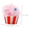 VICASKY 4-Piece Ice Cream Shower Loofah Set view 2