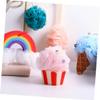 VICASKY 4-Piece Ice Cream Shower Loofah Set view 4