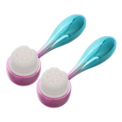 Ipetboom 2-Piece Silicone Facial Exfoliating Brush Set
