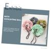 Mikinona 4-Piece Body Cleansing Shower Scrubber Balls with Dense Mesh view 2