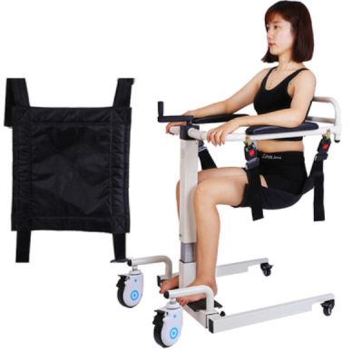 Portable Manual Patient Transfer Chair for Elderly and Disabled People