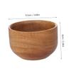 FOMIYES 2-Piece Men's Shaving Soap Bowl Set with Stand, Bamboo Brown view 3
