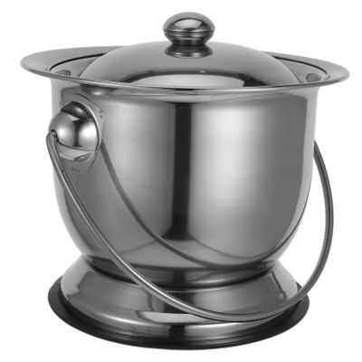 Stainless Steel Bedpan for Adults and Patients, Silver