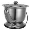 Stainless Steel Bedpan for Adults and Patients, Silver view 1