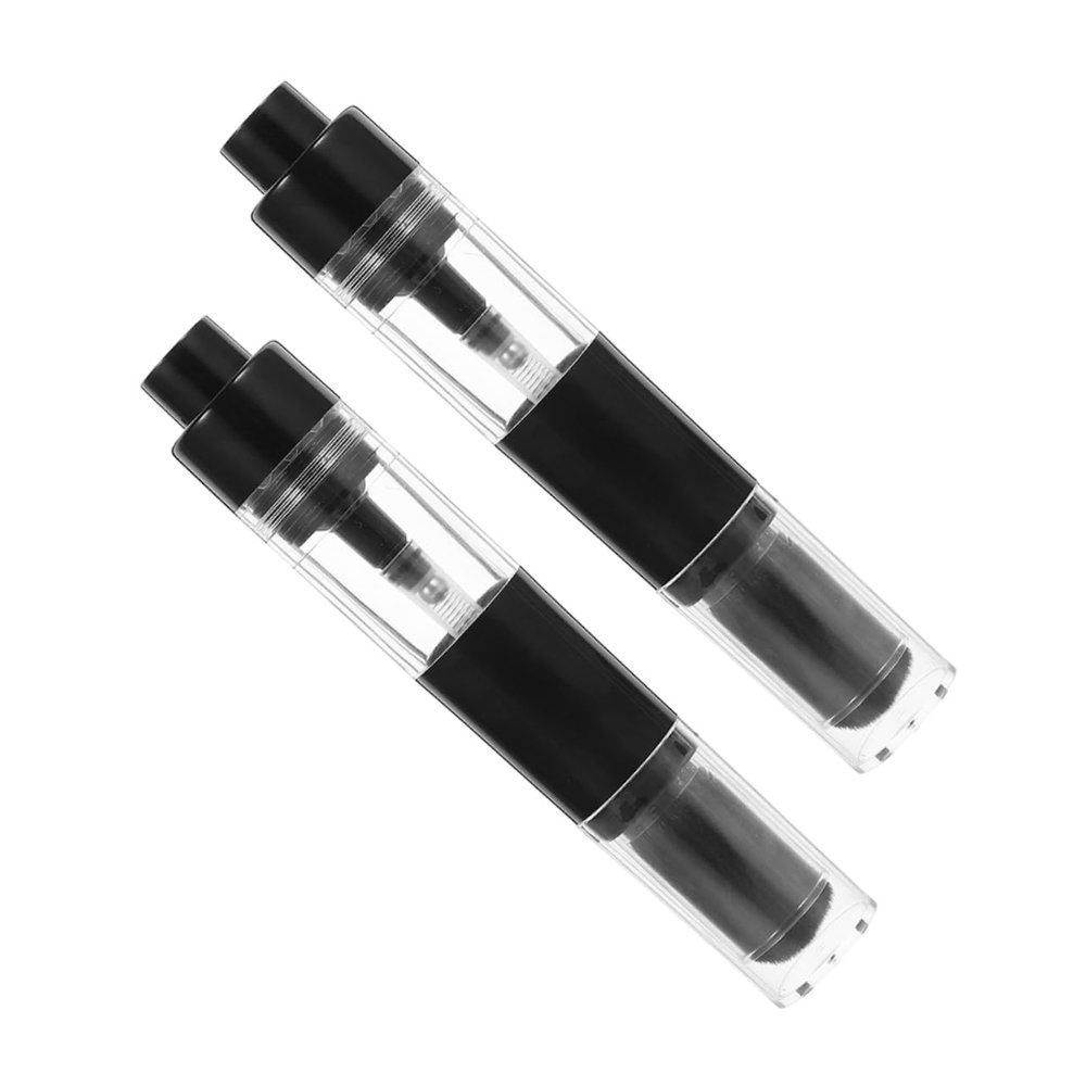 VICASKY 2-Piece Retractable Makeup Brush Set with Powder Containers for Foundation, Powder and Concealer