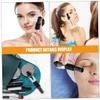 VICASKY 2-Piece Retractable Makeup Brush Set with Powder Containers for Foundation, Powder and Concealer view 3
