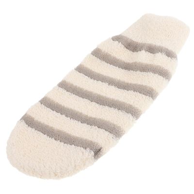 3-Pack Double-Sided Flax Body Exfoliating Gloves, Beige
