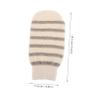 3-Pack Double-Sided Flax Body Exfoliating Gloves, Beige view 2