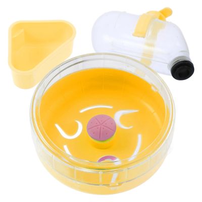 UKCOCO Small Pet Exercise Wheel & Water Bottle Set