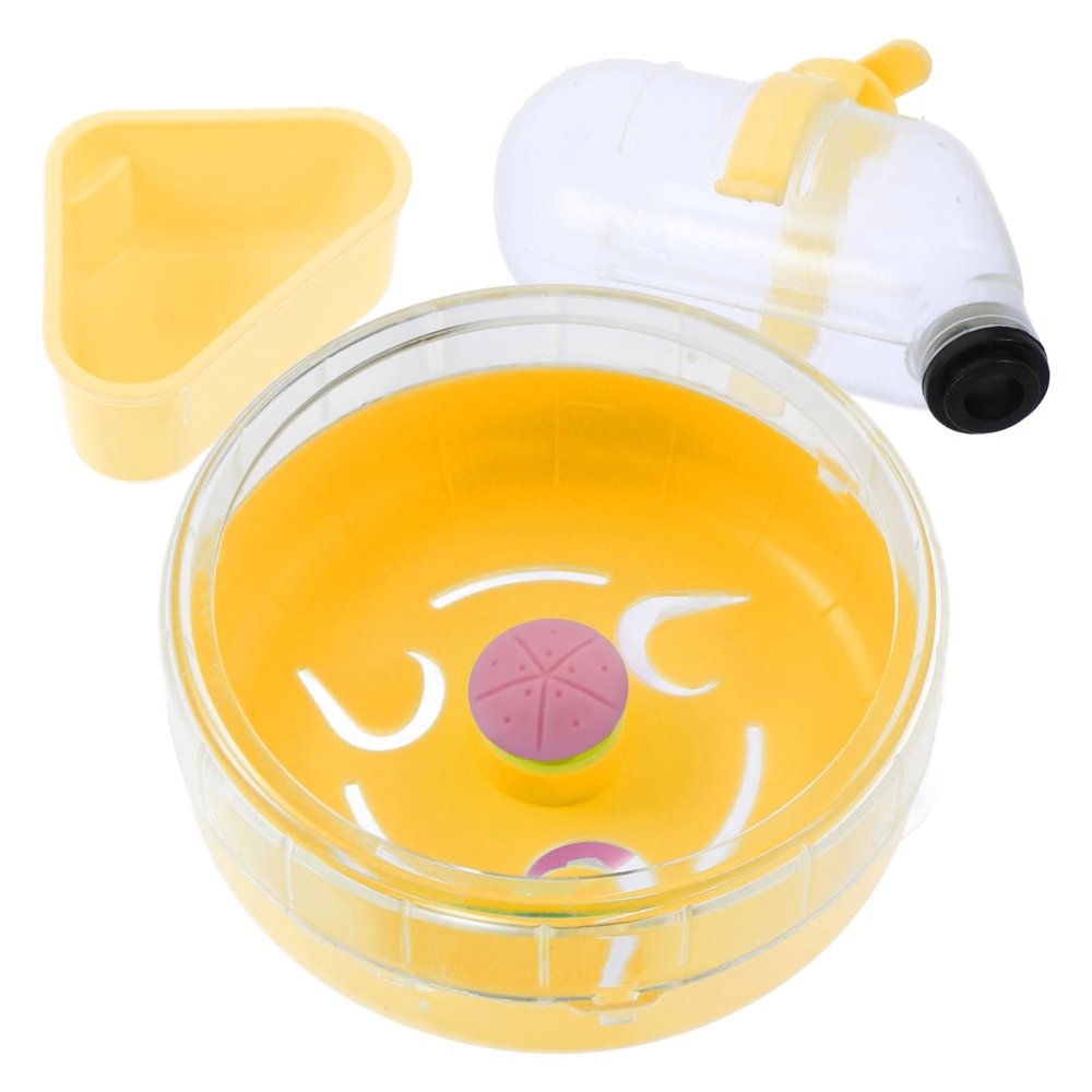 UKCOCO Small Pet Exercise Wheel & Water Bottle Set