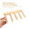 TOGEVAL Wooden Cat Shelf view 3