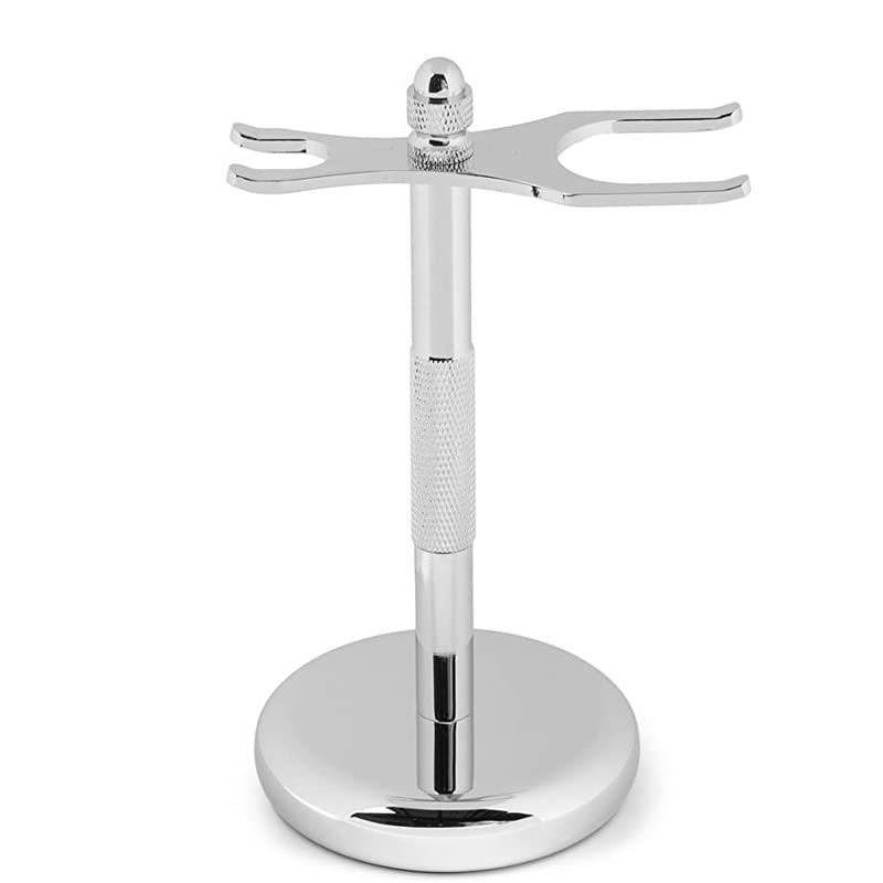 VDLLQYN Stainless Steel Razor and Shaving Brush Holder, Silver