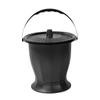 SOESFOUFU Portable Adult Urinal with Lid, Black PP view 1