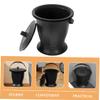 SOESFOUFU Portable Adult Urinal with Lid, Black PP view 2
