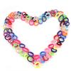 100 Cute No-Crease Hair Ties for Girls and Kids view 1
