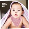Drool Bibs for Babies, Soft, Breathable, Skin-Friendly, Pink view 2