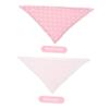 Drool Bibs for Babies, Soft, Breathable, Skin-Friendly, Pink view 4