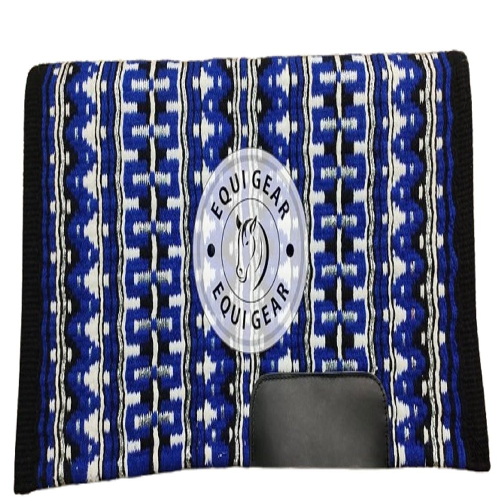 EQUIEMPRESS Western Show Saddle Pad in New Zealand Wool, Top Wool Pad Sensor Flex, Adjustable, A-366 (34" x 36")