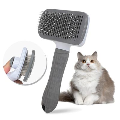 Cat Brush and Comb for Loose Fur and Dirt