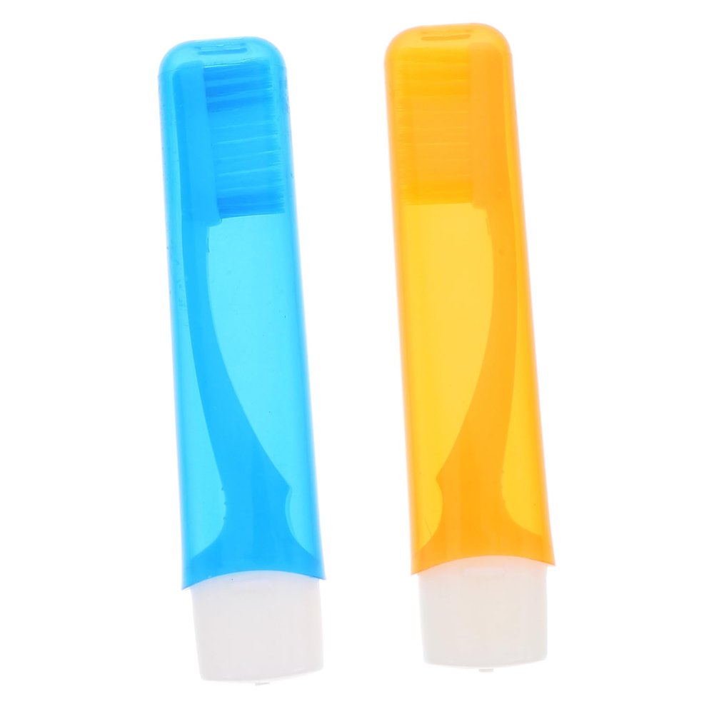 UTHCLO Foldable Travel Toothbrush Set - 2 Pieces