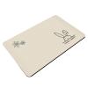 FANSU Dog Bowl Mat, Absorbent Fast-Drying Washable Non-Slip Diatomaceous Earth Feeding Mat for Dogs & Cats (Rabbit, 140 x 60 cm) view 1