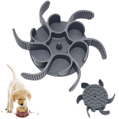 LXBCTOP Slow Feeder Dog Bowl, Silicone Spiral