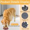 LXBCTOP Slow Feeder Dog Bowl, Silicone Spiral view 3