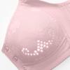SRZYMJ Women's Wireless Push-Up Sports Bra with Strong Support view 4