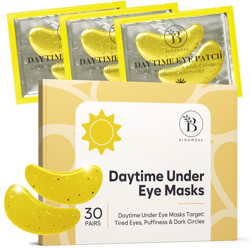 Daytime Caffeine Eye Patches for Dark Circles - 30 Pairs