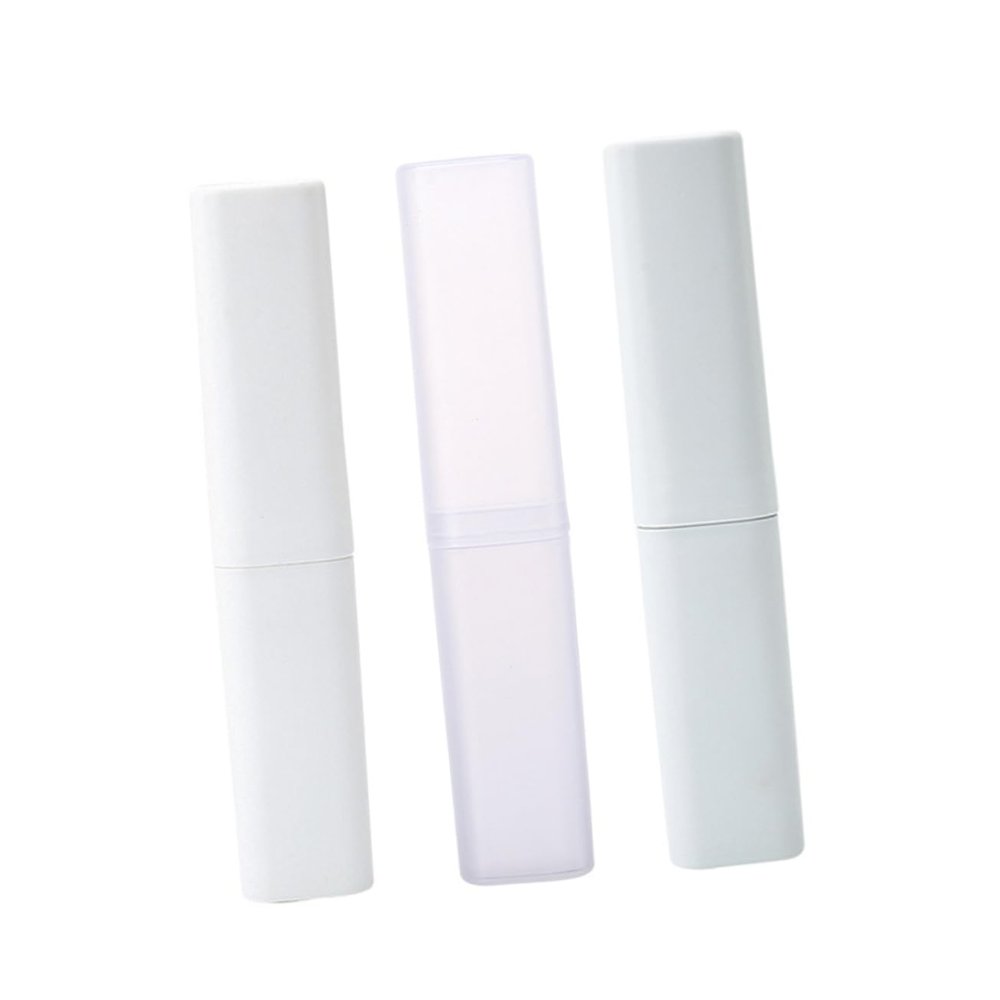 DINHEAROM Toothbrush Case, Lightweight Plastic, 3-Pack